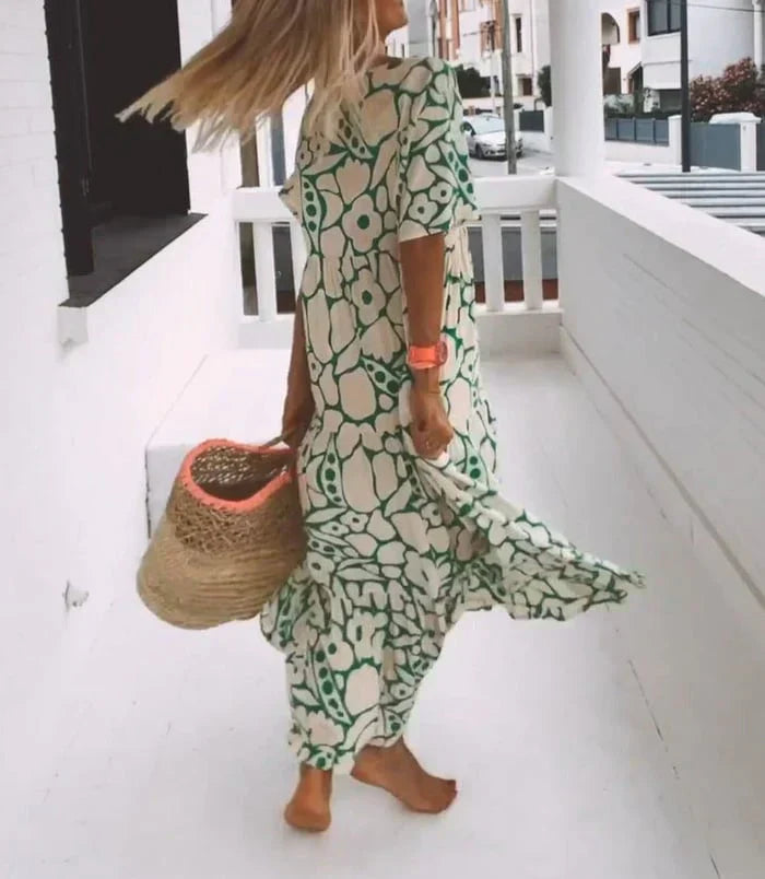 CM | Vestido largo floral de verano