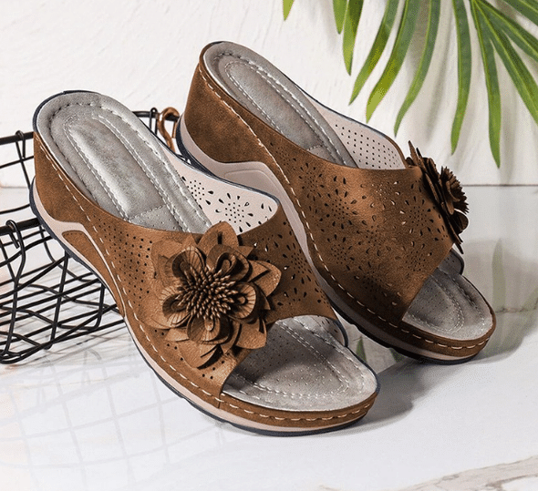 CM | | ULTIMO DIA 50% DE DESCUENTO | SANDALIAS DE ARCO ORTOPÉDICAS CON PLANTILLA BLANDA DE CUERO