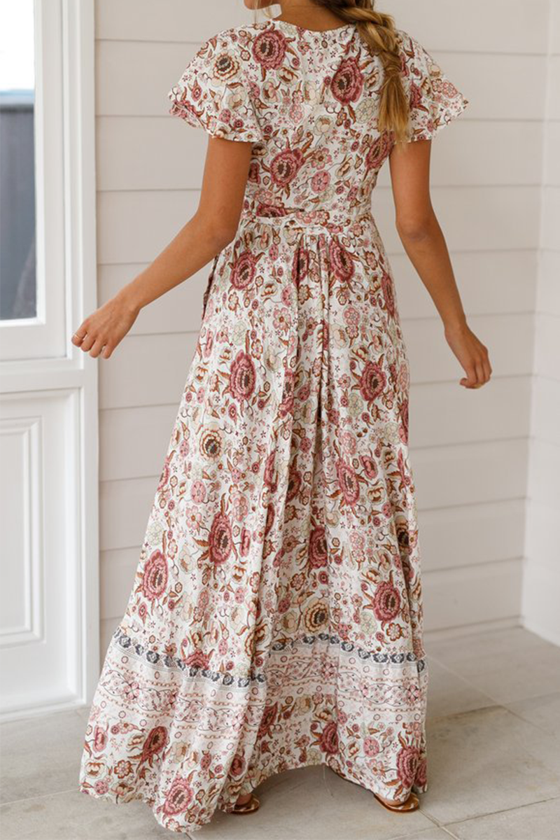 CM | Vestido largo con estampado floral