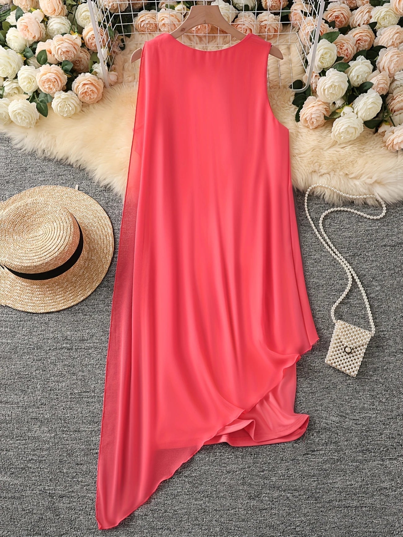 CM | VESTIDO MIDI SIN MANGAS ATEMPORAL