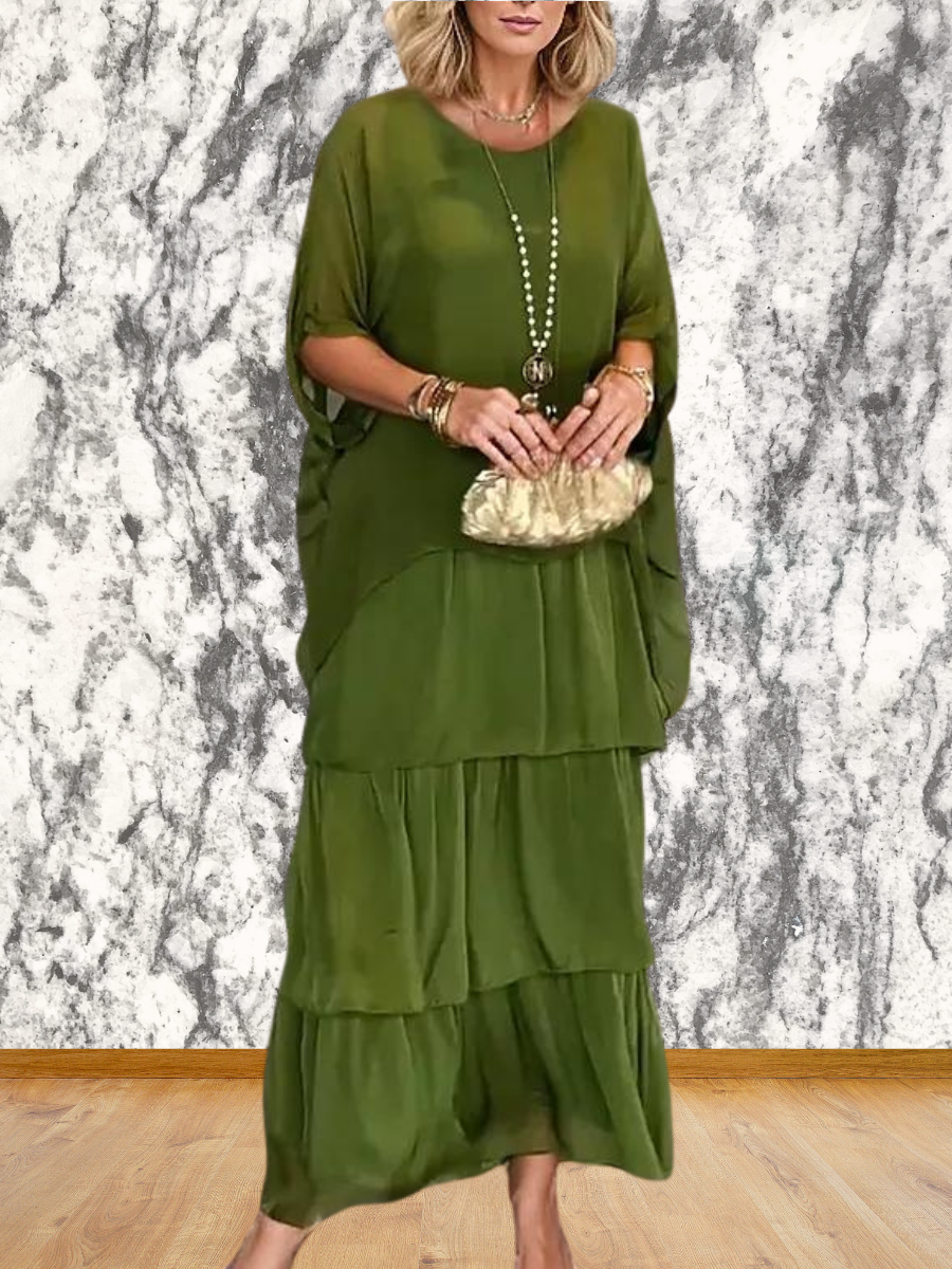 CM | Trendy Elegante vestido largo suelto