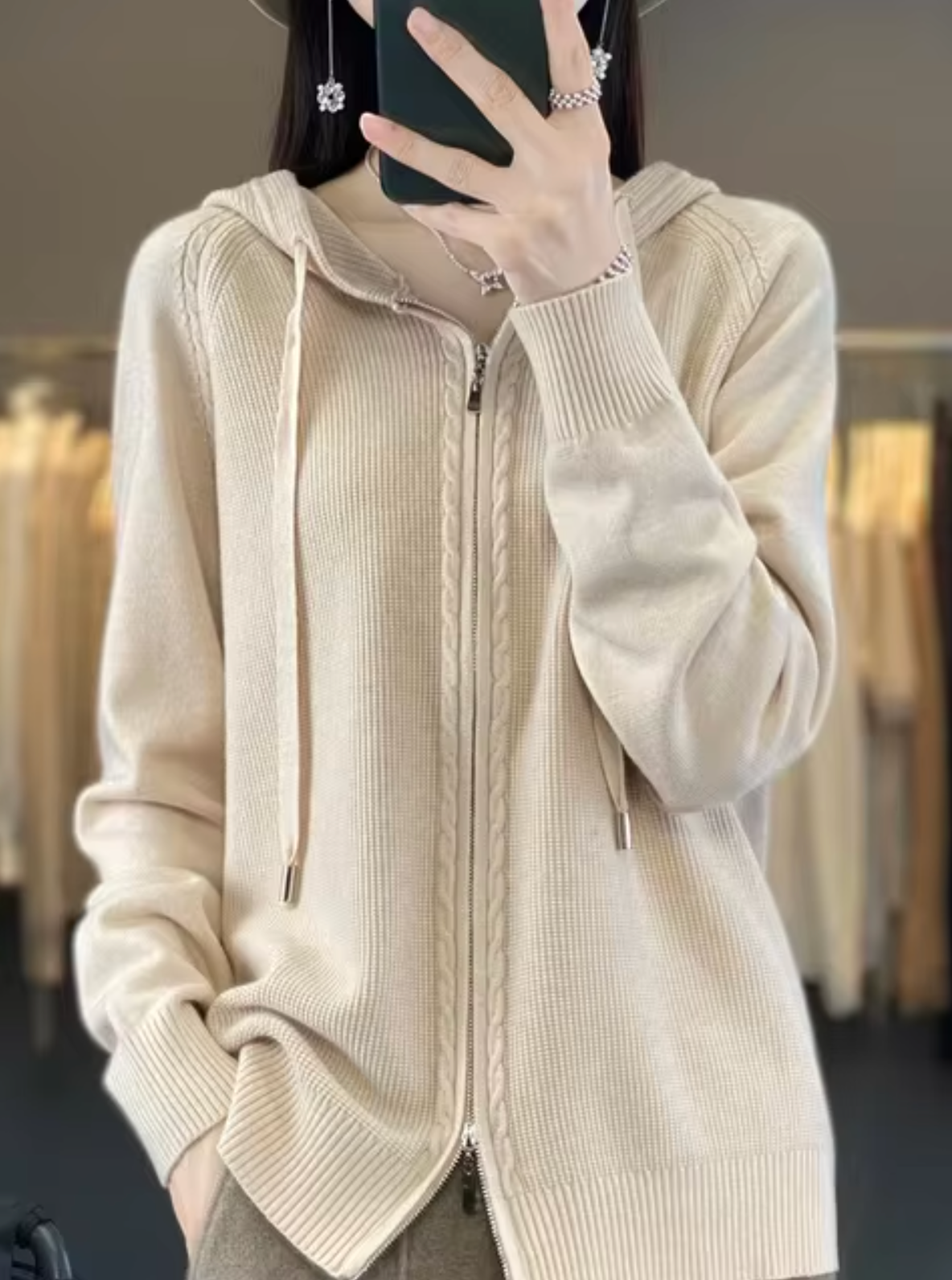 CM | Chaqueta de invierno relajada y elegante