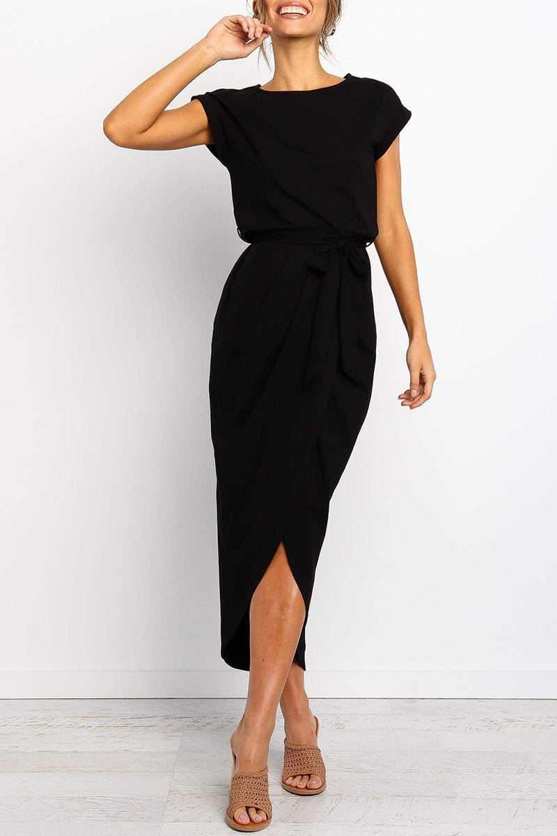 CM | Vestido midi con botones