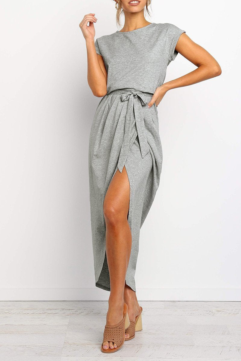 CM | Vestido midi con botones