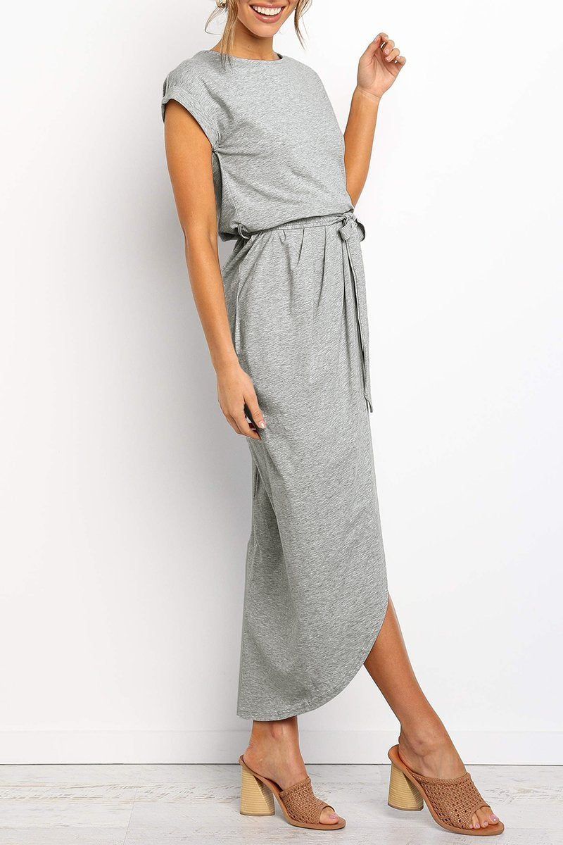 CM | Vestido midi con botones