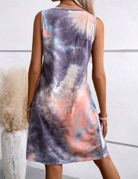 CM | Vestido tie dye de colores