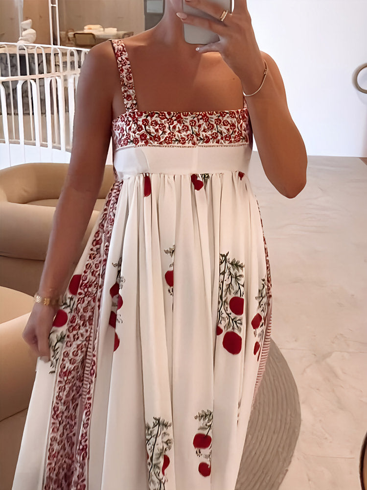 CM | Maxi vestido floral con tirantes