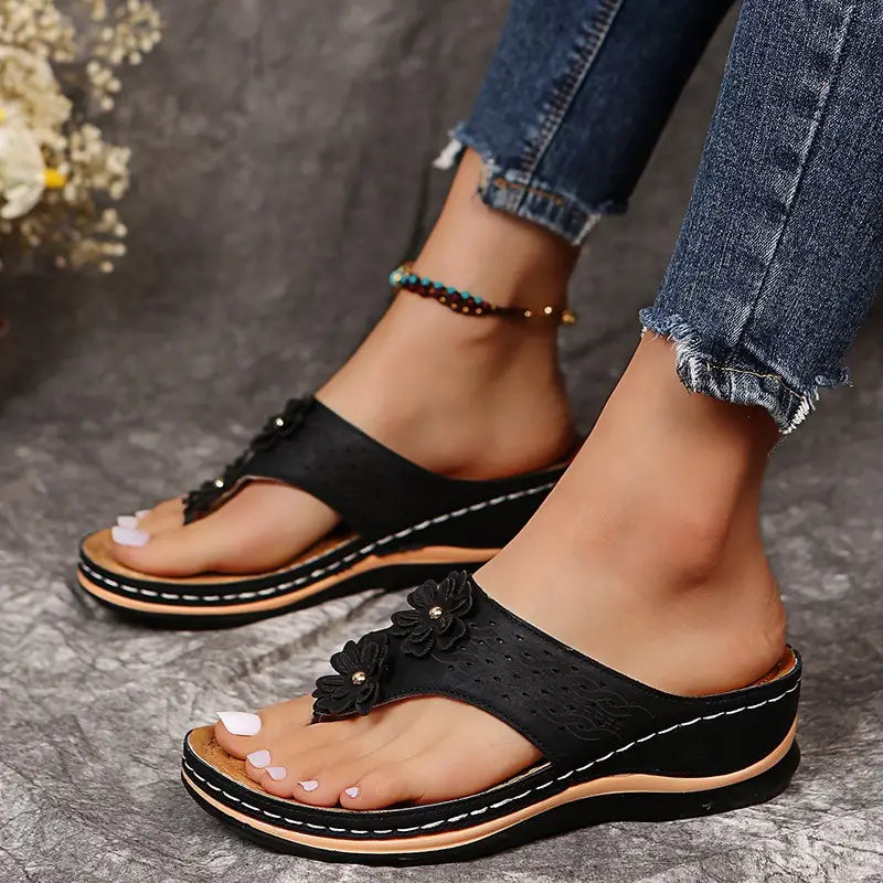 CM | CHANCLAS FLOR SANDALIAS ORTHO