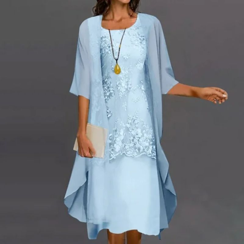 CM | Mini vestido con estampado floral para mujer | Conjunto