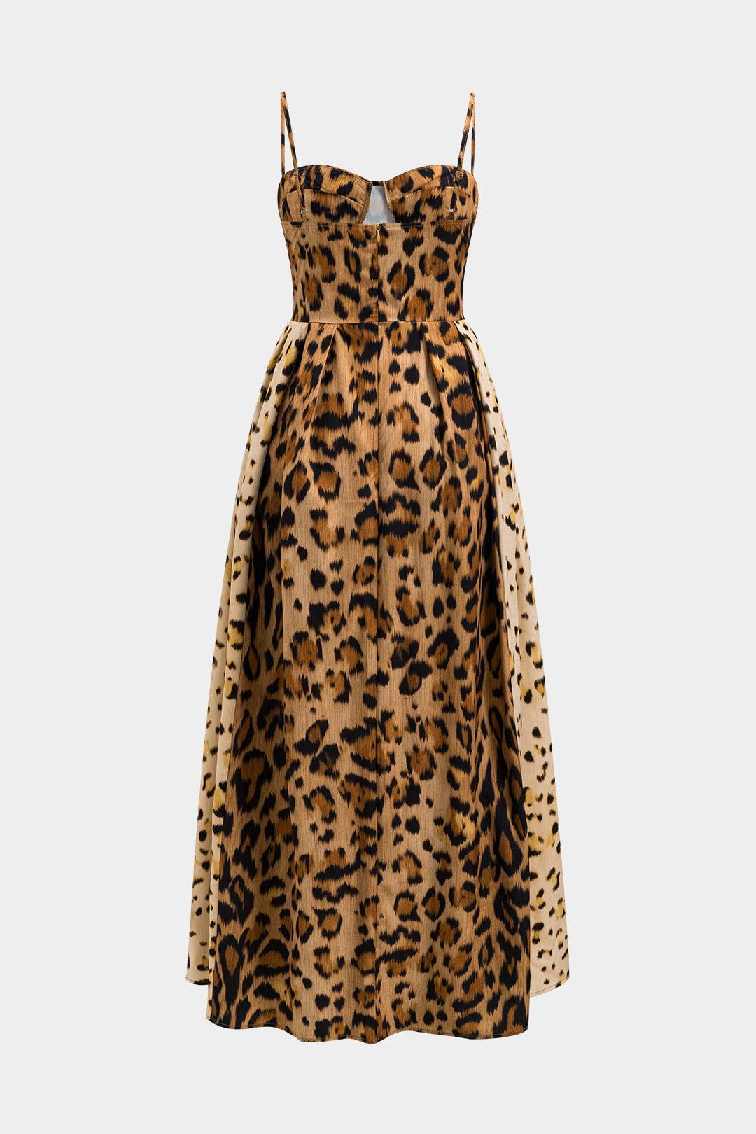 CM | Vestido midi con atrevido estampado de leopardo