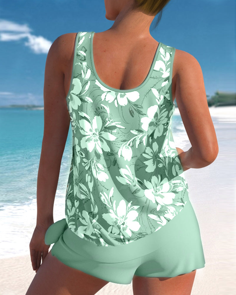 CM | Tankini con estampado floral