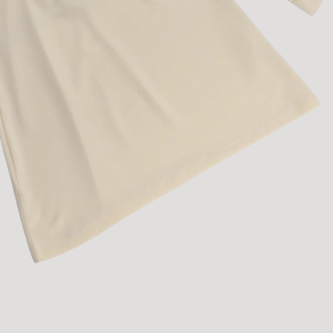 CM | Minivestido de fiesta de manga larga con tirantes para mujer