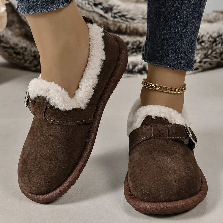 CM | felpa punta redonda slip-on mocasines ortopédicos zapatos