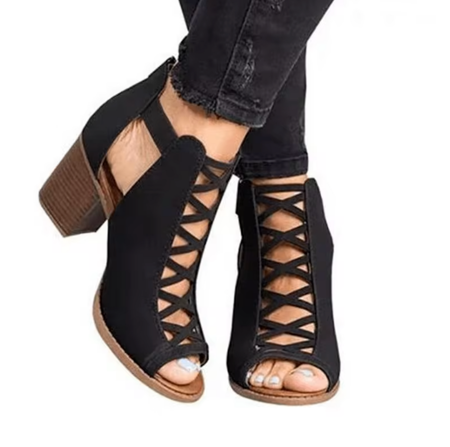CM | Elegantes sandalias con cordones