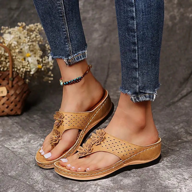 CM | CHANCLAS FLOR SANDALIAS ORTHO