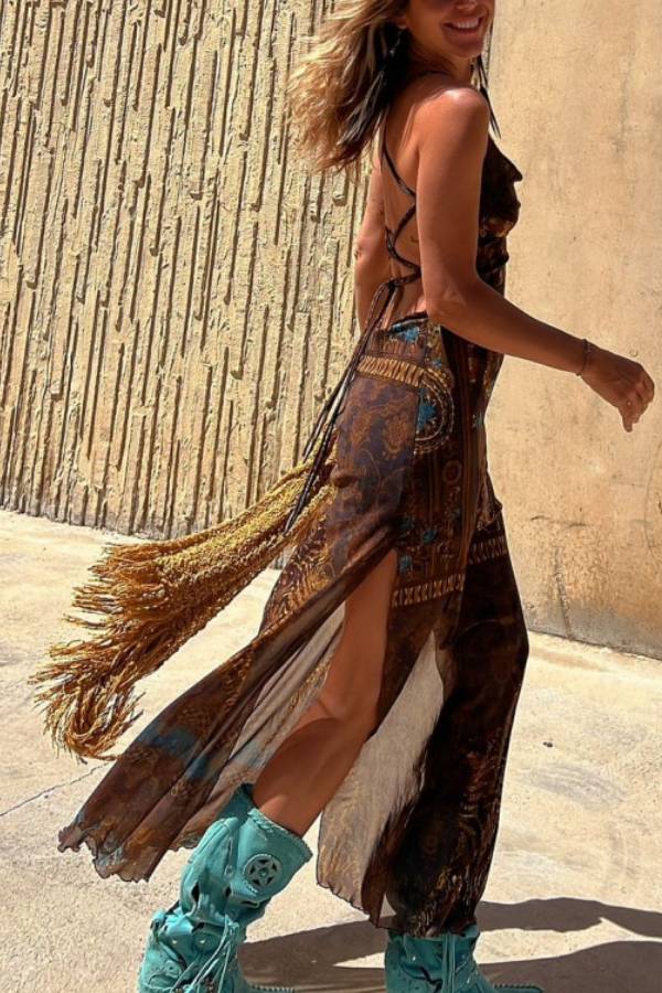 CM | Sunset Sienna maxi vestido