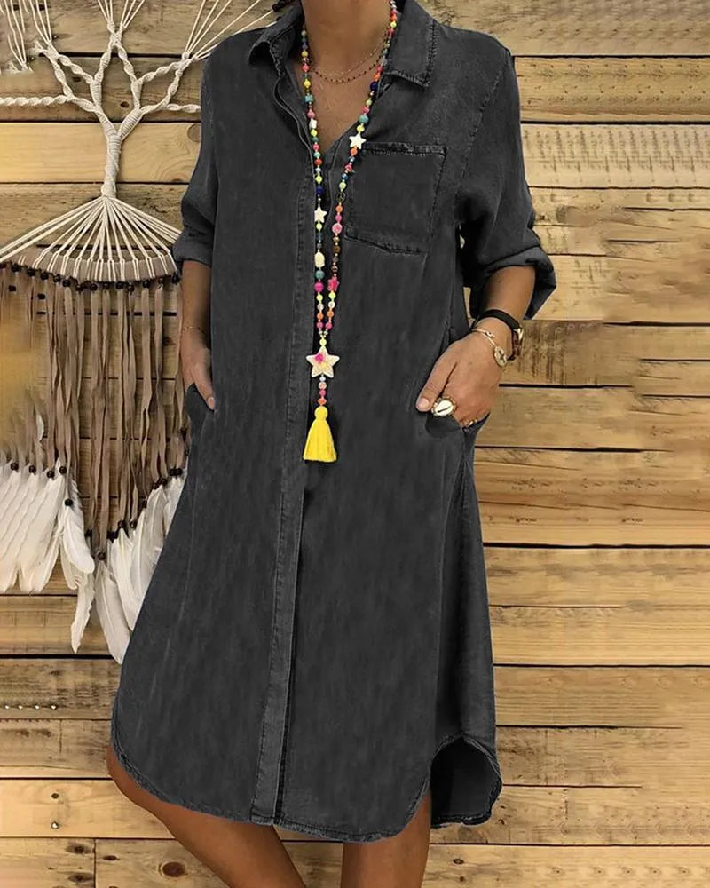 CM | Vestido largo vaquero vintage