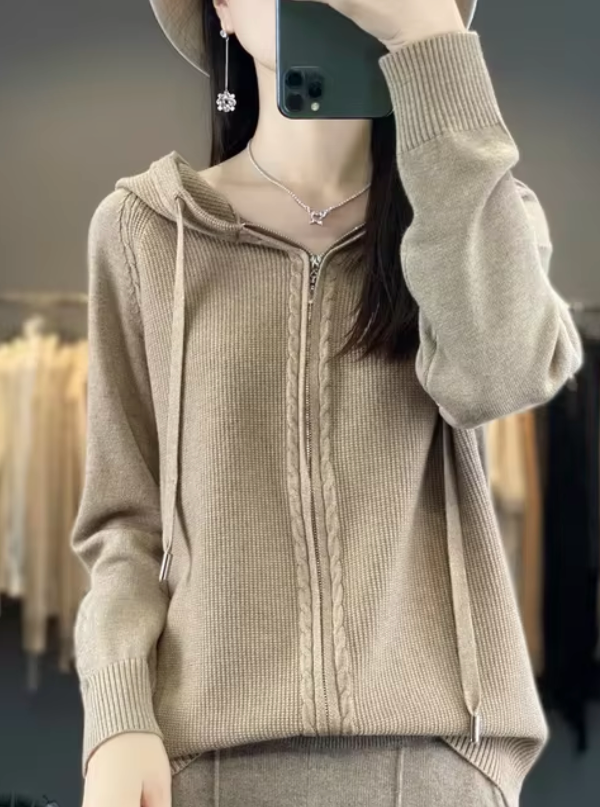 CM | Chaqueta de invierno relajada y elegante