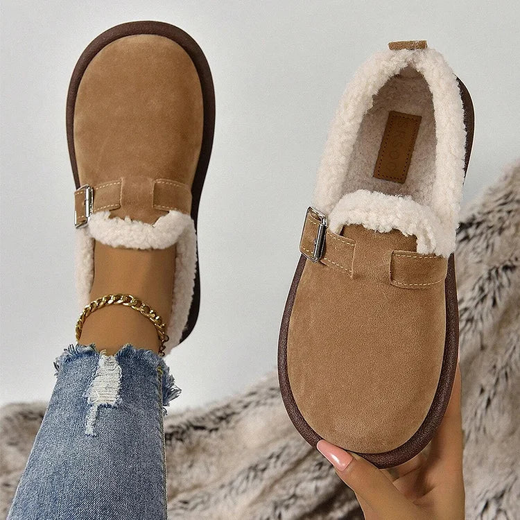 CM | felpa punta redonda slip-on mocasines ortopédicos zapatos