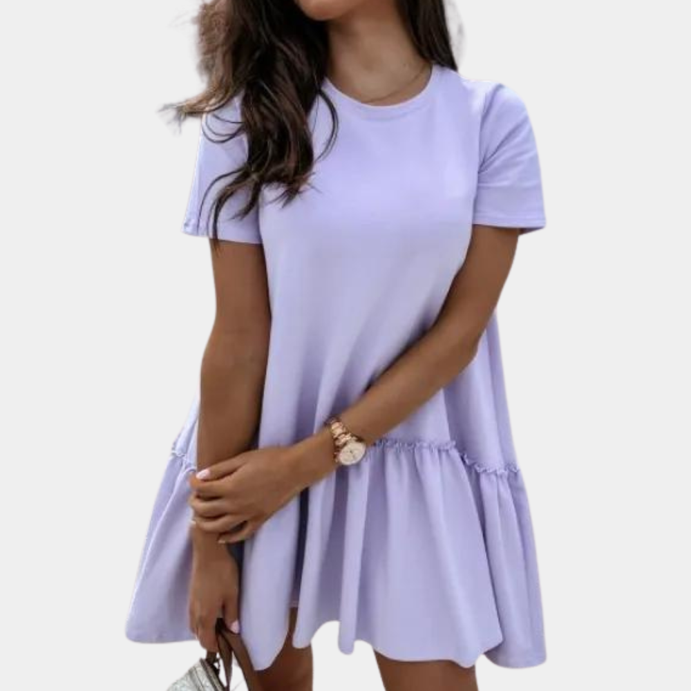 CM | Cómodo mini vestido casual de verano para mujer