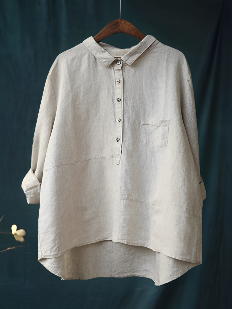 CM | Chic blusa de señora de manga larga