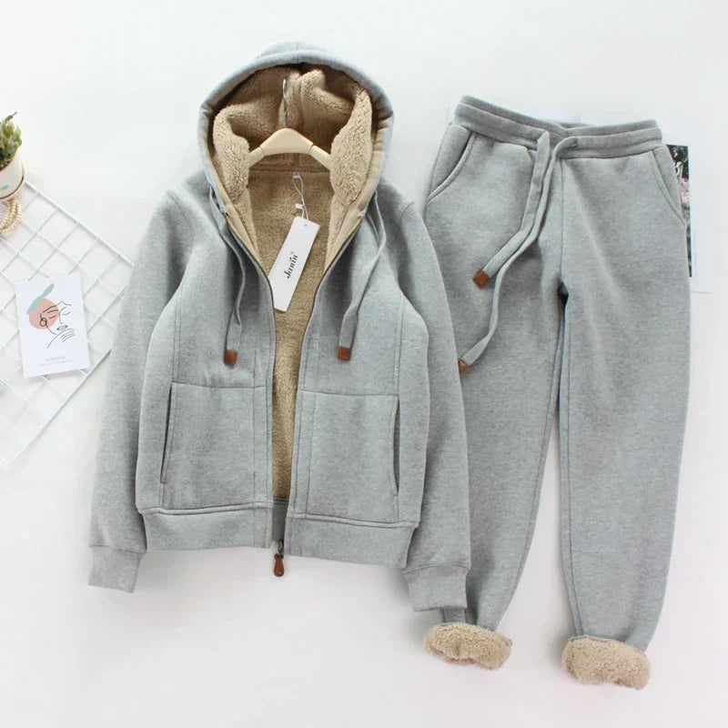 CM | Elegante conjunto de chaqueta y pantalón de invierno hecho a medida