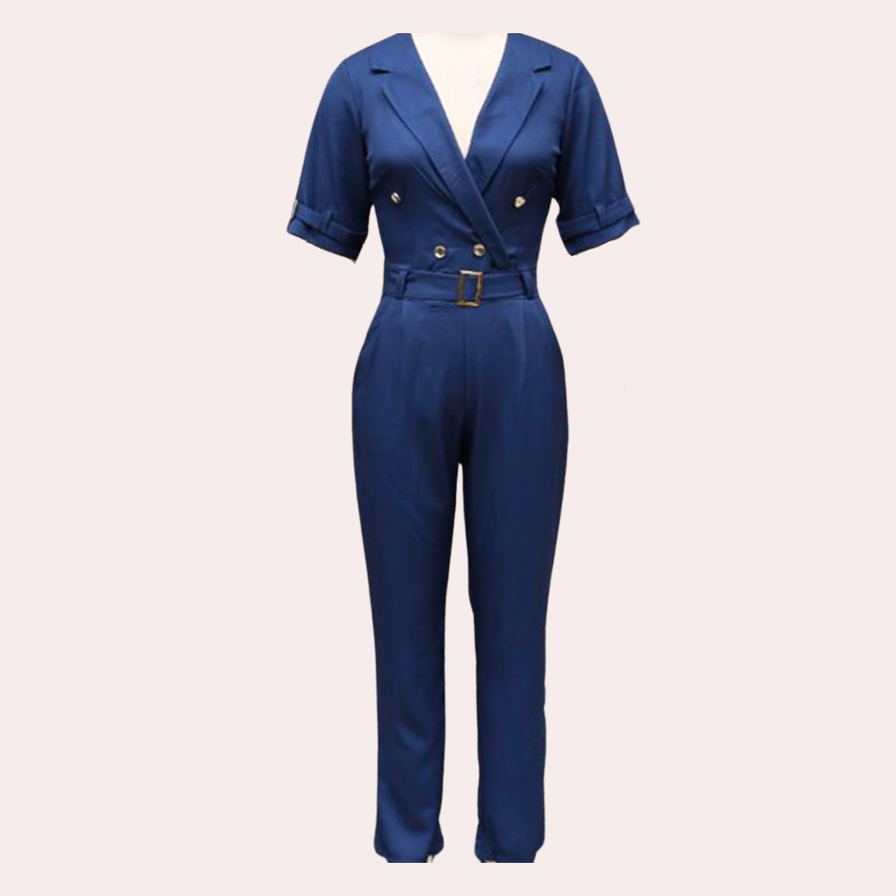CM | Elegante mono de mujer con cuello en V para el verano