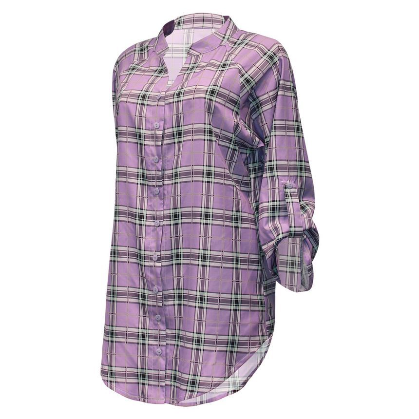 CM | mini vestido camisero a cuadros CA23