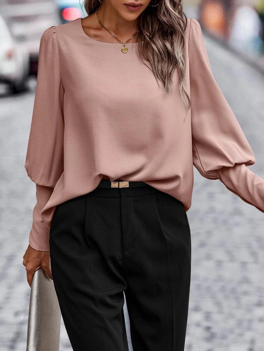 CM | Blusa de manga larga Camisa de manga larga