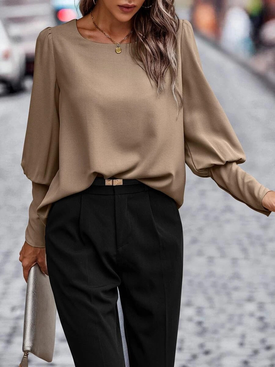 CM | Blusa de manga larga Camisa de manga larga