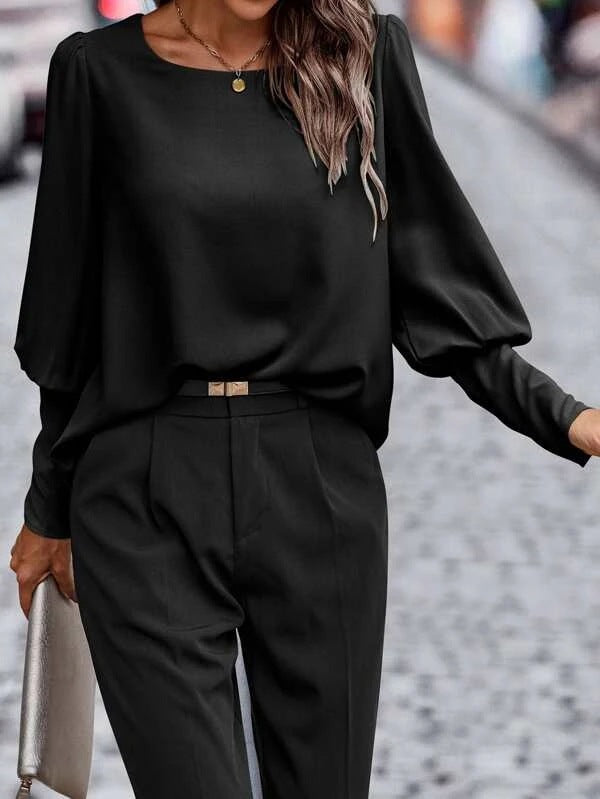 CM | Blusa de manga larga Camisa de manga larga