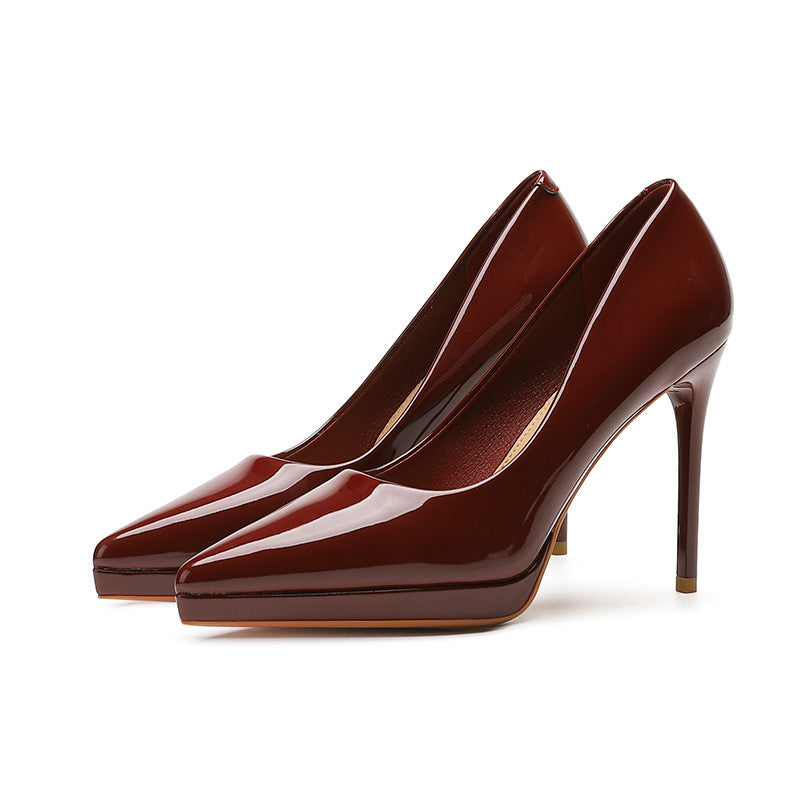 CM | Zapatos de tacón nude con puntera en punta
