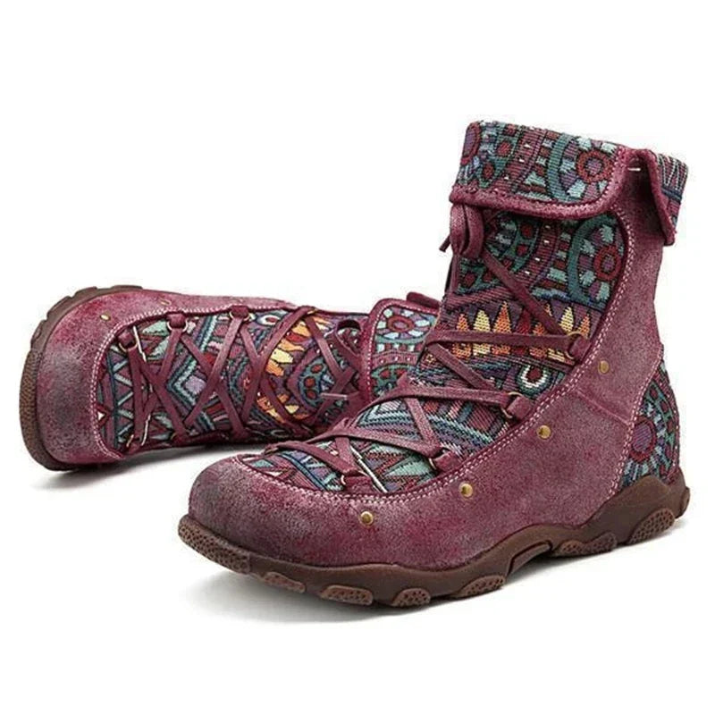 CM | Botas boho con cordones