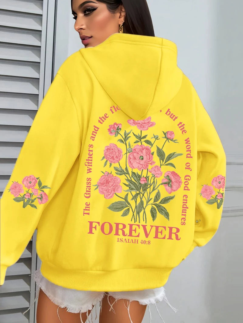 Refinado y radiante Sudadera con capucha