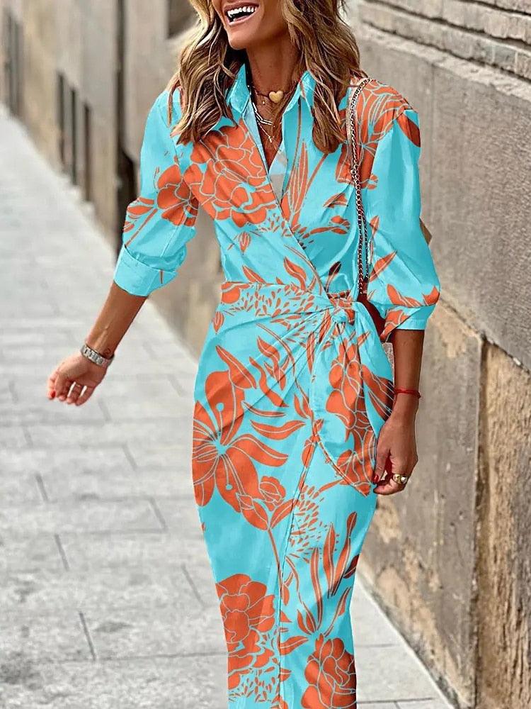 CM | maxi vestido de rayas para mujer - ligero y vaporoso conjunto de verano