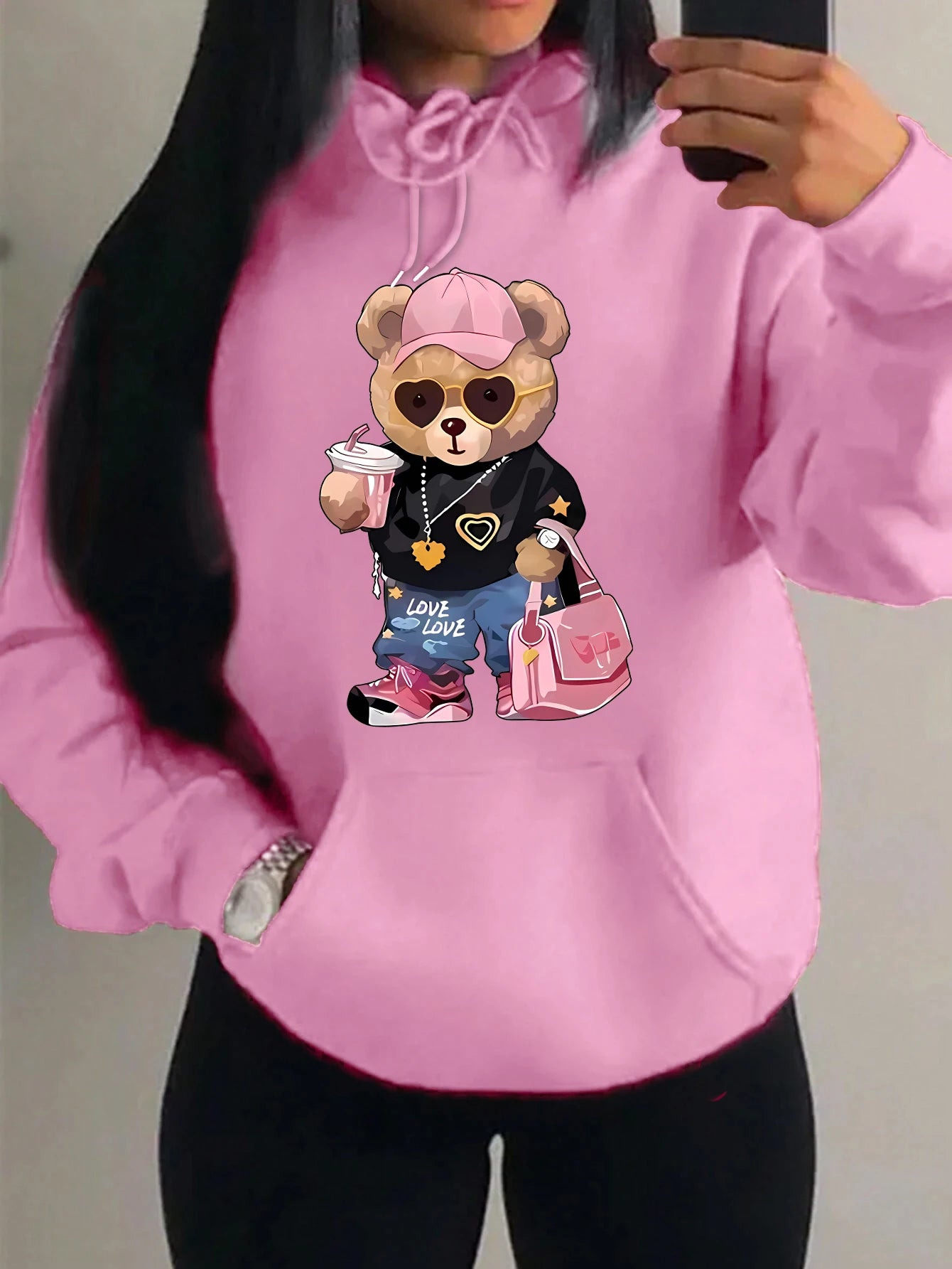 Elegante y contemporáneo Sudadera con capucha