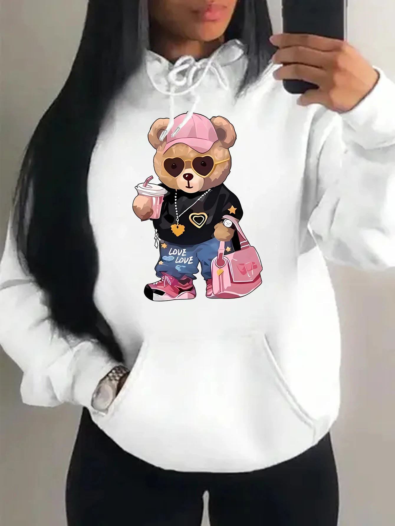Elegante y contemporáneo Sudadera con capucha