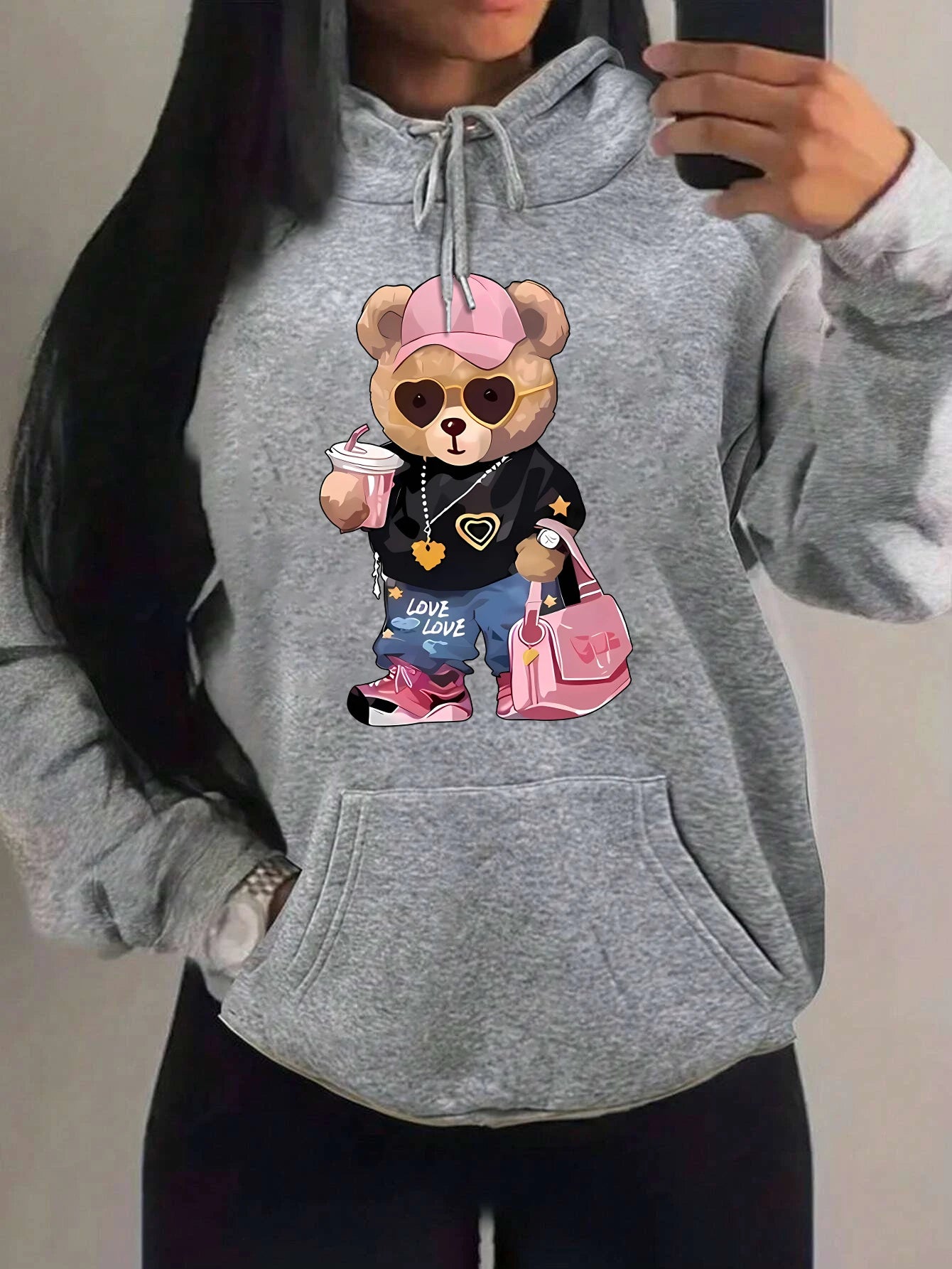 Elegante y contemporáneo Sudadera con capucha