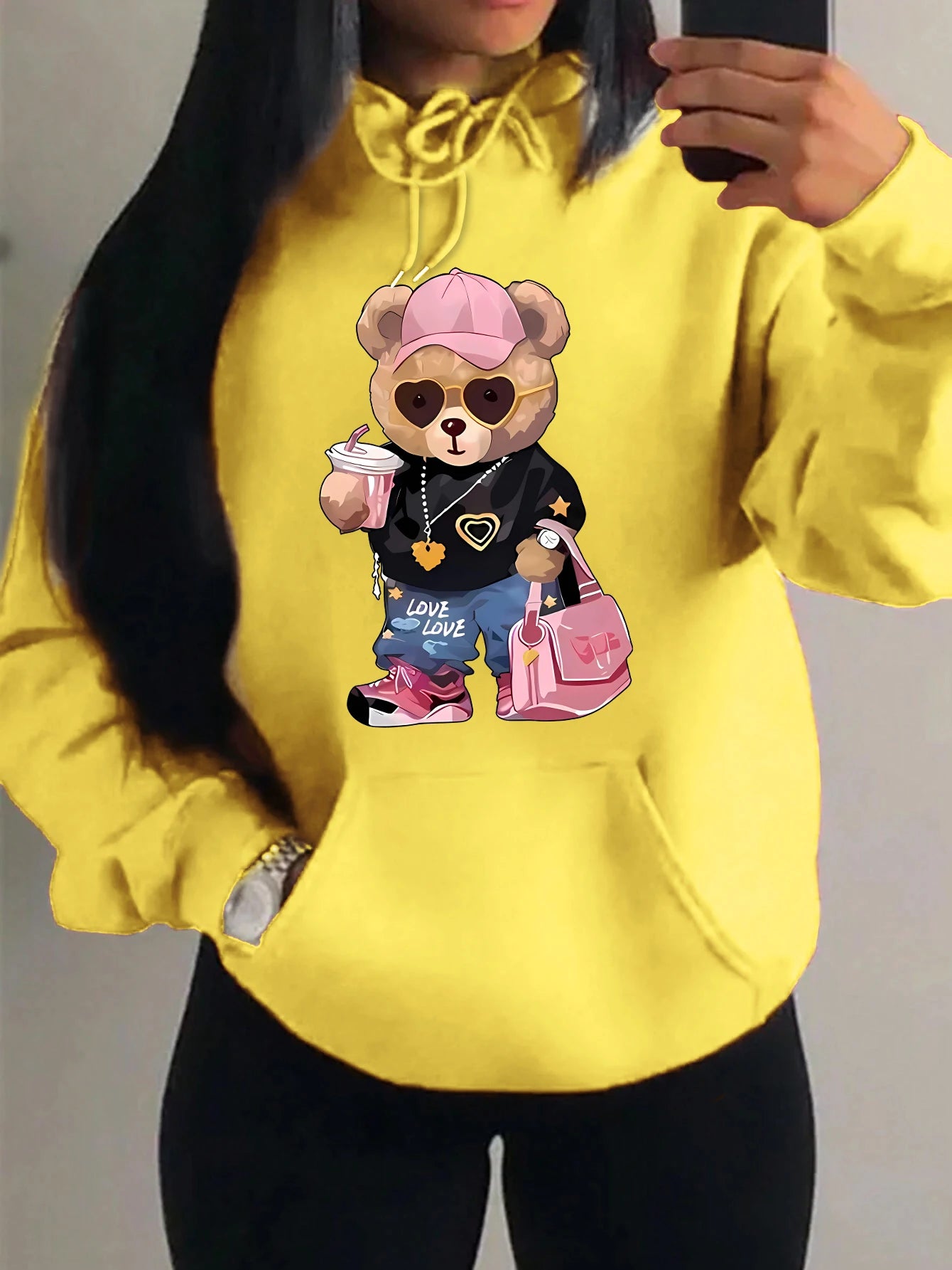 Elegante y contemporáneo Sudadera con capucha