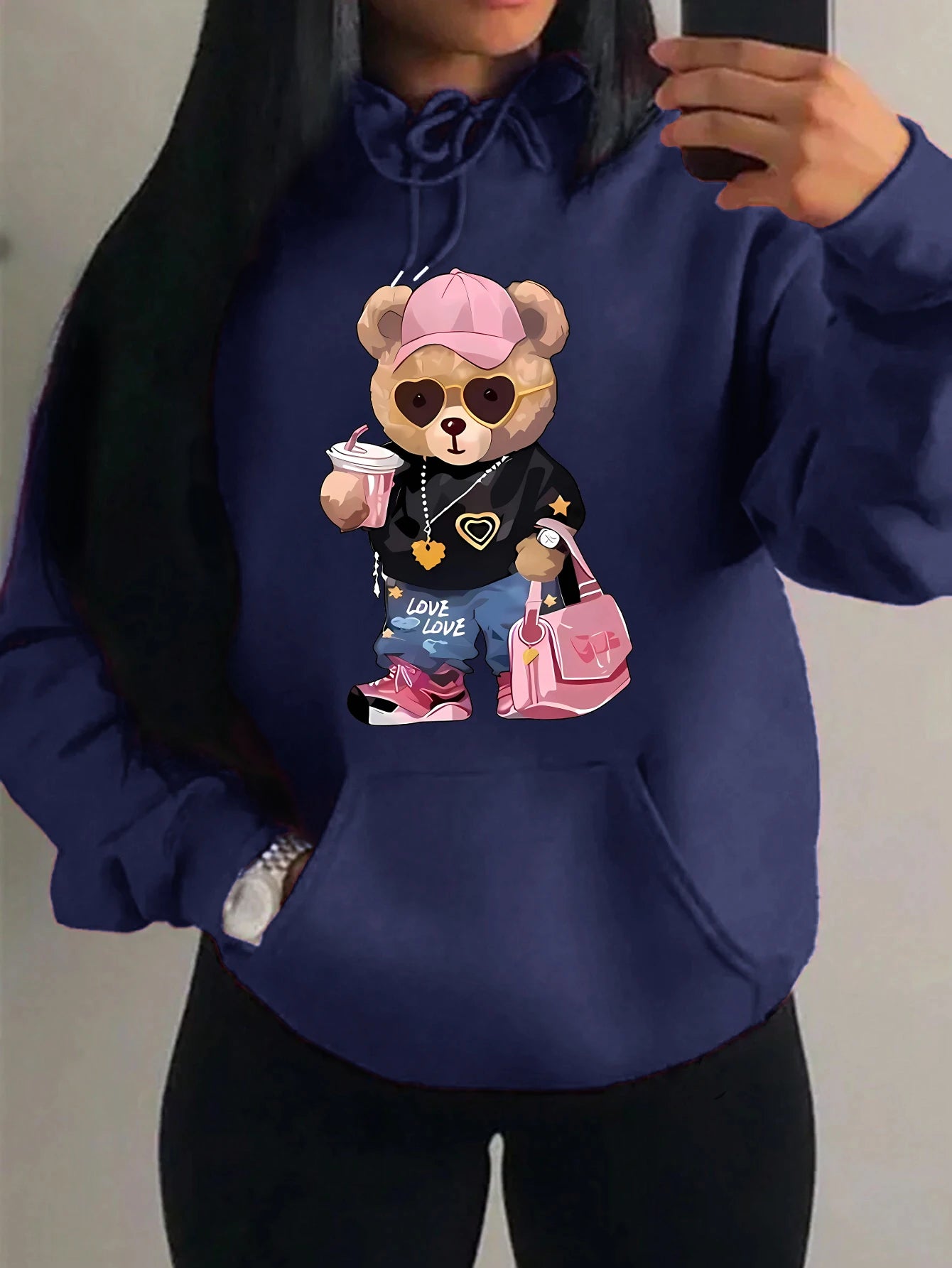 Elegante y contemporáneo Sudadera con capucha