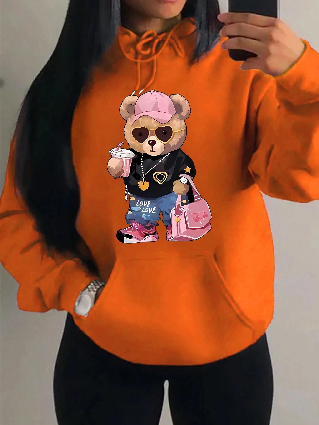 Elegante y contemporáneo Sudadera con capucha