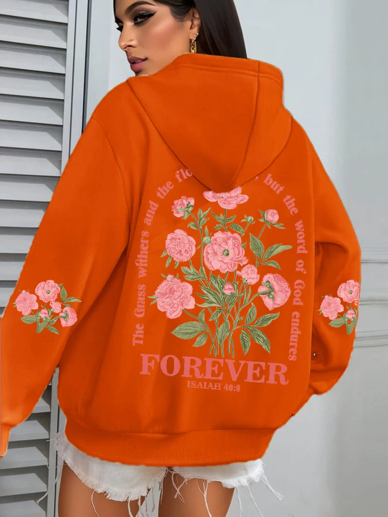 Refinado y radiante Sudadera con capucha