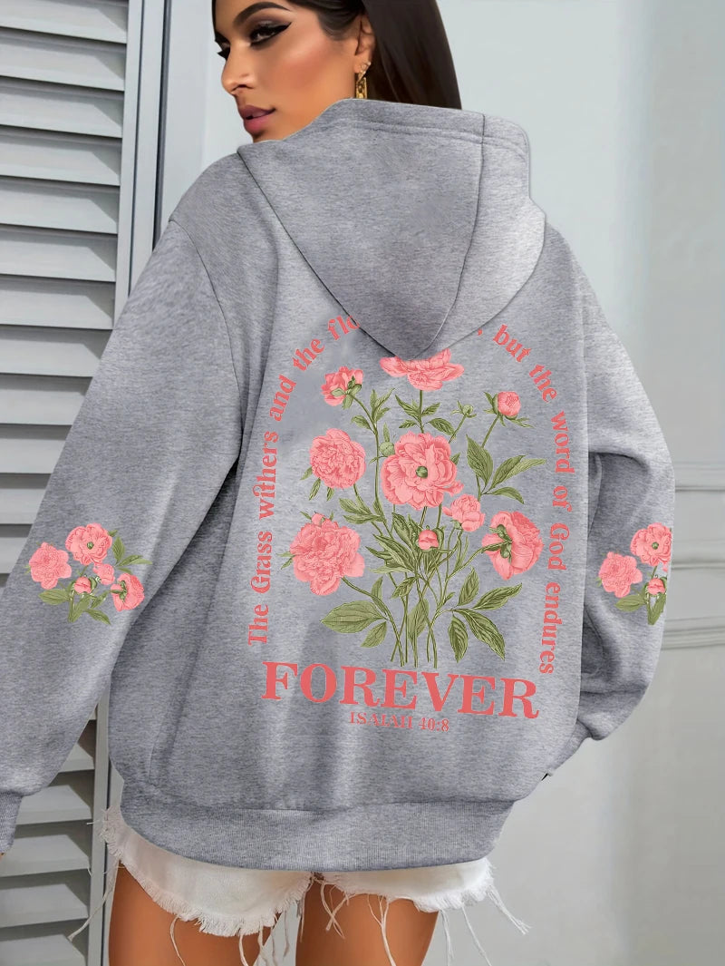 Refinado y radiante Sudadera con capucha