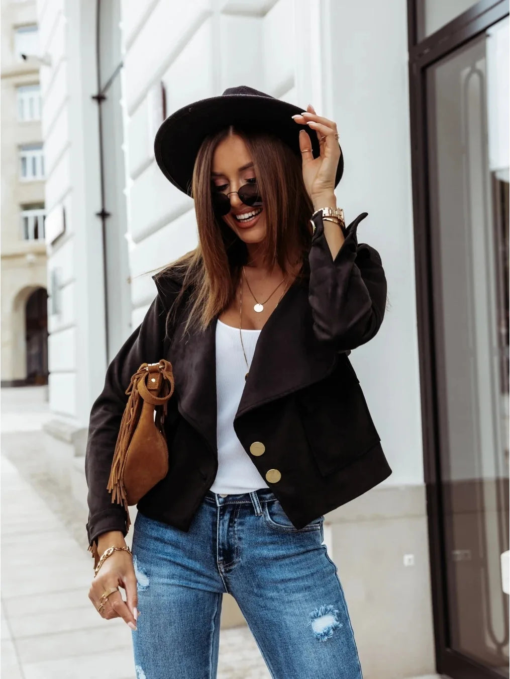 Chic y cómodo Chaqueta