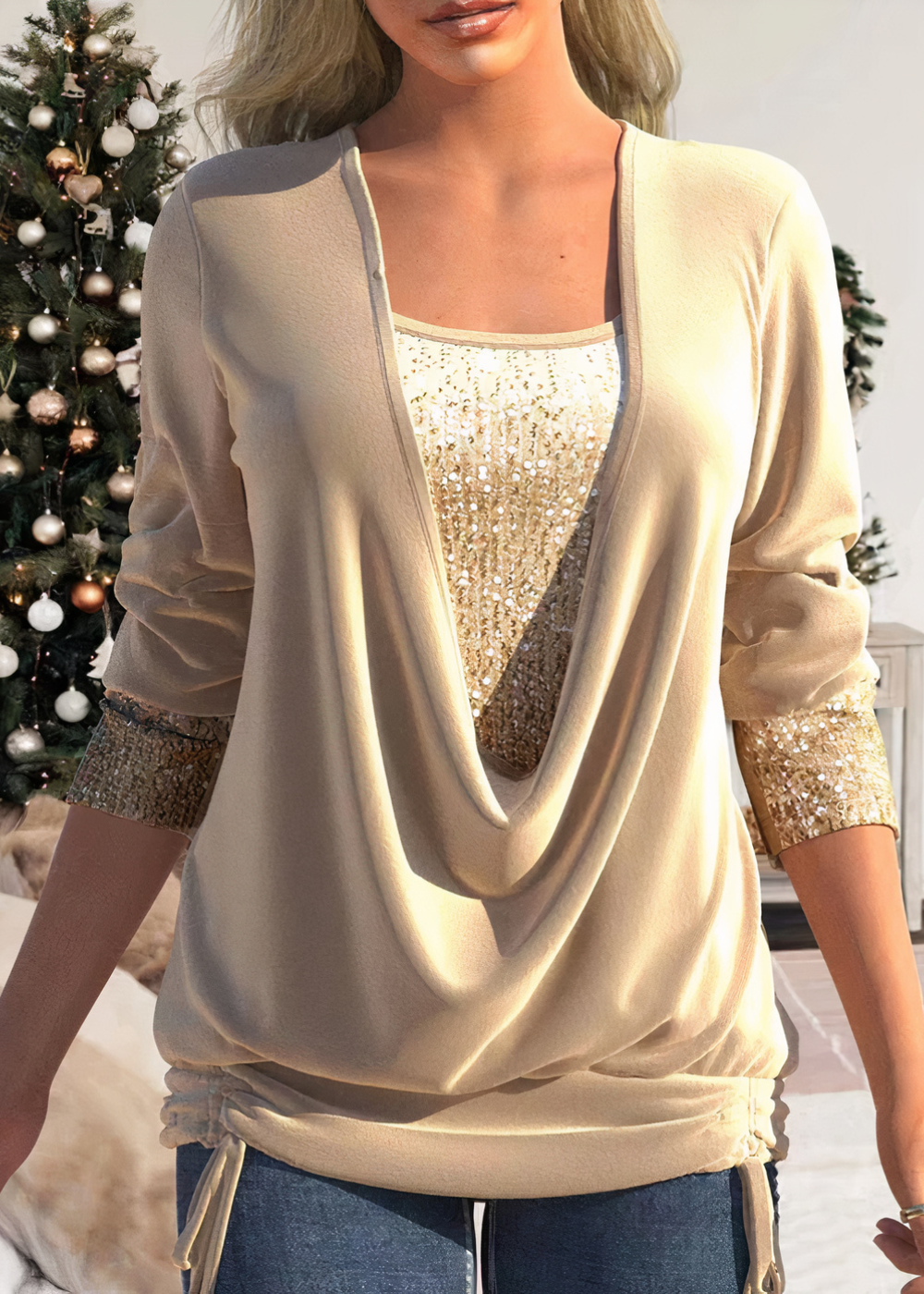 CM | Glamour 2024: Refinamiento de las blusas brillantes