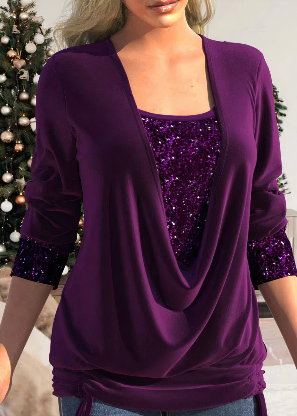 CM | Glamour 2024: Refinamiento de las blusas brillantes