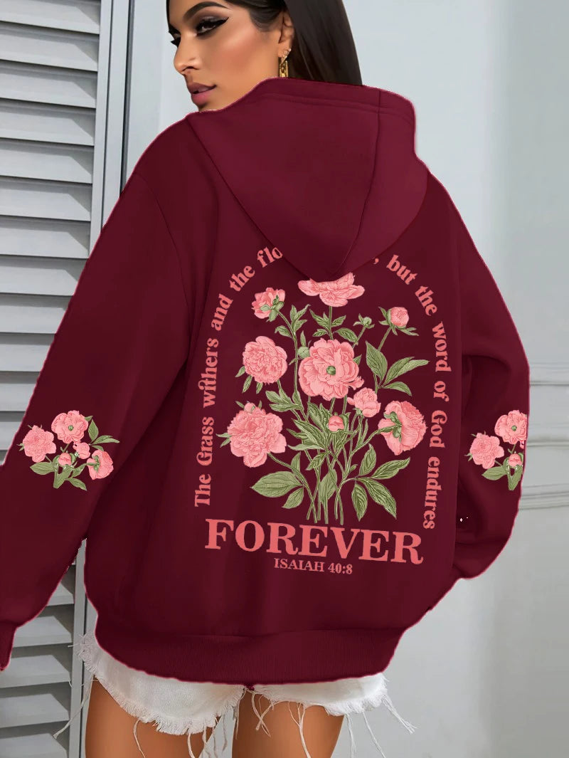 Refinado y radiante Sudadera con capucha