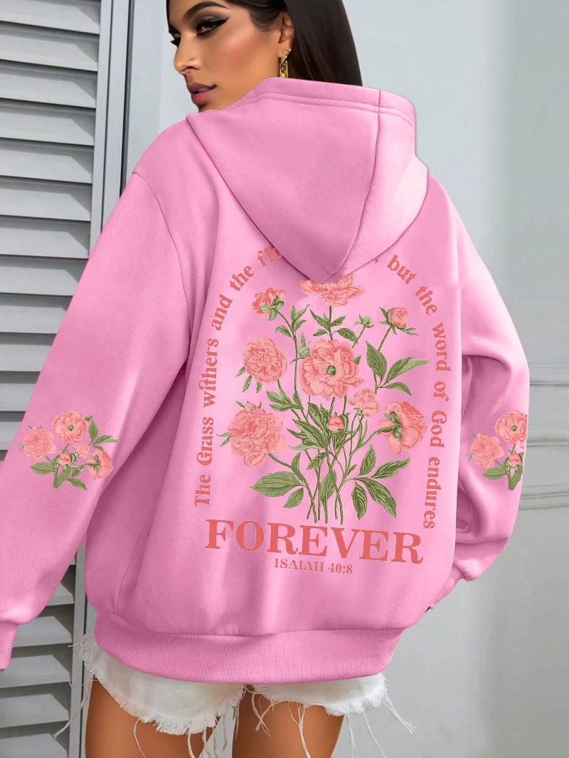 Refinado y radiante Sudadera con capucha