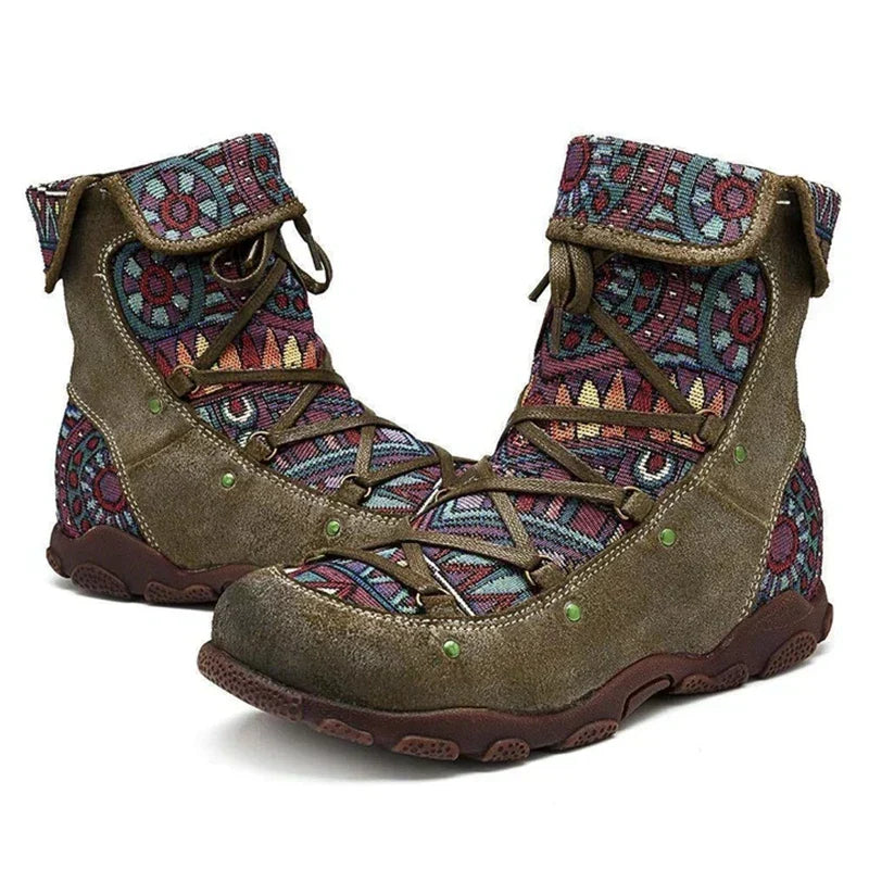 CM | Botas boho con cordones