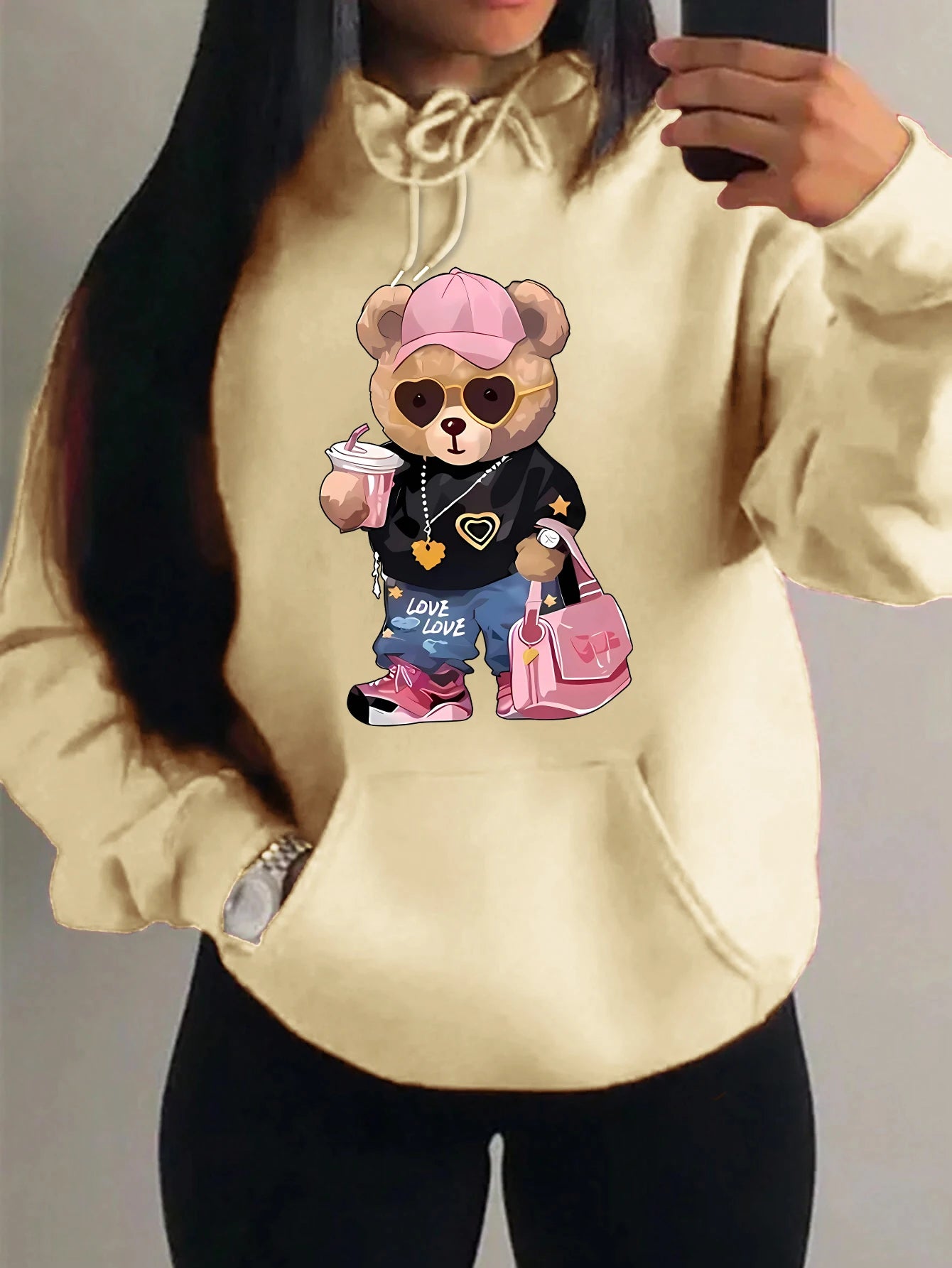 Elegante y contemporáneo Sudadera con capucha